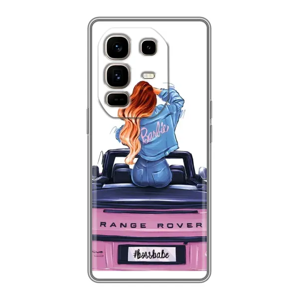 Чехол с рисунком «Девушка на машине» для Infinix Note 50 Pro Plus Чехол с рисунком «Девушка на машине» для Infinix Note 50 Pro Plus