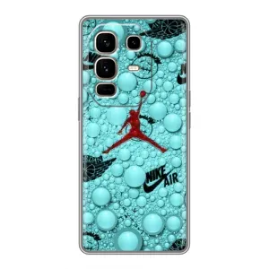 Силіконовый Чохол Nike Air Jordan на Ноут 50 Про Плюс (Джордан Найк)