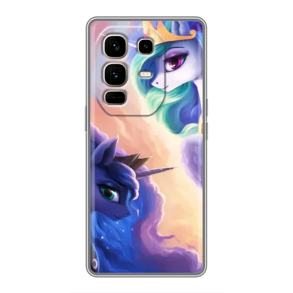Чехол с рисунком «Единорожки на тучках» для Infinix Note 50 Pro Plus Чехол с рисунком «Единорожки на тучках» для Infinix Note 50 Pro Plus