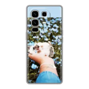 Чохли з зображенням різних тварин на Infinix Note 50 Pro Plus (Їжачок в руці)