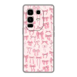 Чехол с рисунком «Фон бантики» для Infinix Note 50 Pro Plus