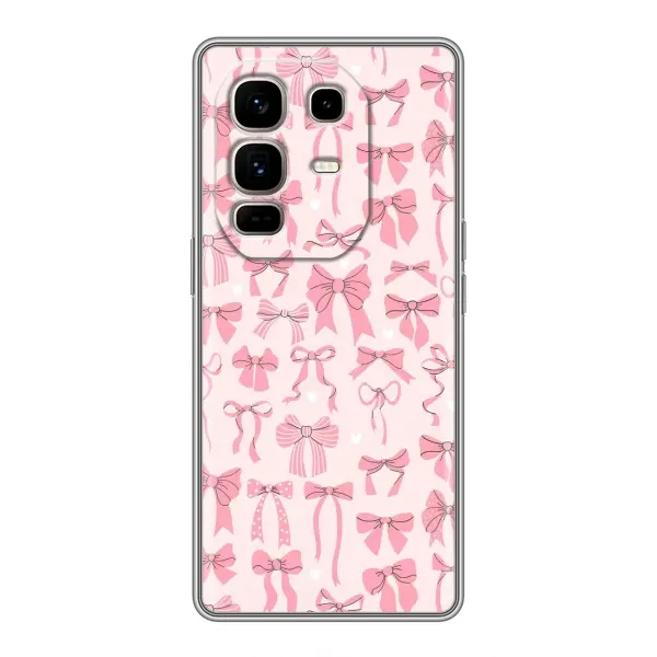 Чехол с рисунком «Фон бантики» для Infinix Note 50 Pro Plus