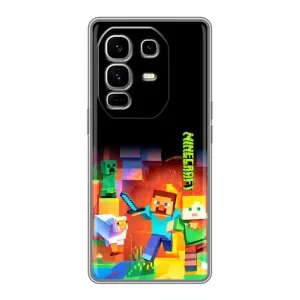 Чохли для Infinix Note 50 Pro Plus (Персонажі МайнКрафт) (Герой Майнкрафт)