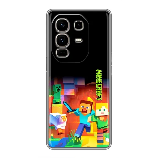 Чехол с рисунком «Герой Майнкрафт» для Infinix Note 50 Pro Plus Чехол с рисунком «Герой Майнкрафт» для Infinix Note 50 Pro Plus