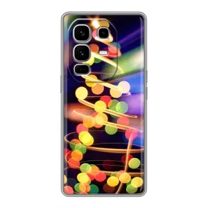 Чохол новорічна ялинка на Infinix Note 50 Pro Plus (Гірлянди)