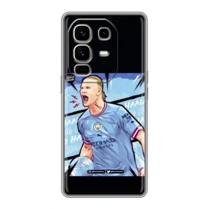 Чохли з принтом на Infinix Note 50 Pro Plus Футболіст (гол Ерлінг Холанд)