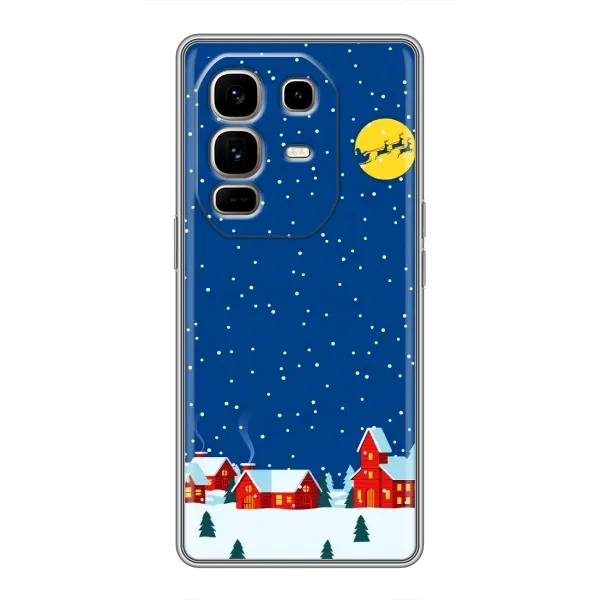 Чехол с рисунком «Город в снегу» для Infinix Note 50 Pro Plus Чехол с рисунком «Город в снегу» для Infinix Note 50 Pro Plus