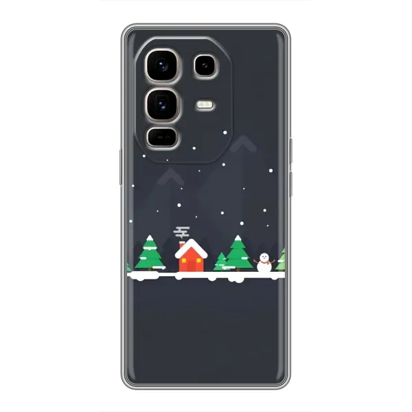 Чехол с рисунком «Город зимний» для Infinix Note 50 Pro Plus Чехол с рисунком «Город зимний» для Infinix Note 50 Pro Plus