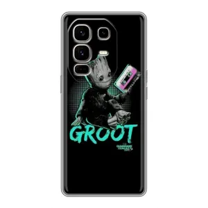 Чохол Супергерої Марвел на Ноут 50 Про Плюс (Groot)