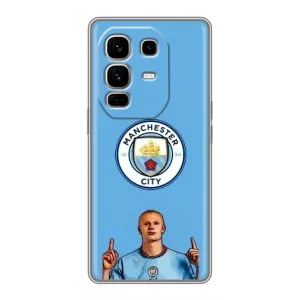 Чохли з принтом на Infinix Note 50 Pro Plus Футболіст (Холанд Манчестер Сіті)