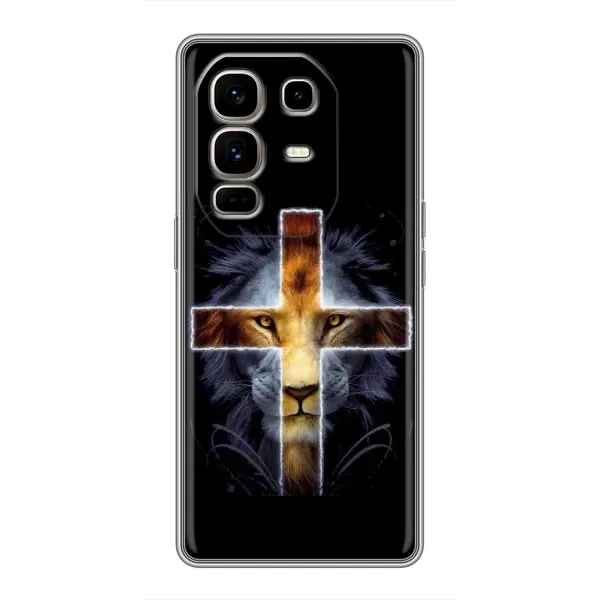 Чохол з малюнком «Ісус Лев» для Infinix Note 50 Pro Plus Чохол з малюнком «Ісус Лев» для Infinix Note 50 Pro Plus
