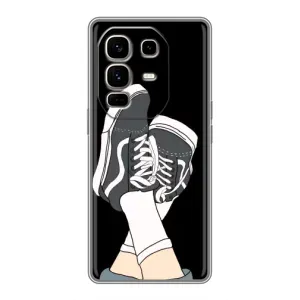 Чохол з Прикольним Принтом на Infinix Note 50 Pro Plus (Кеди)