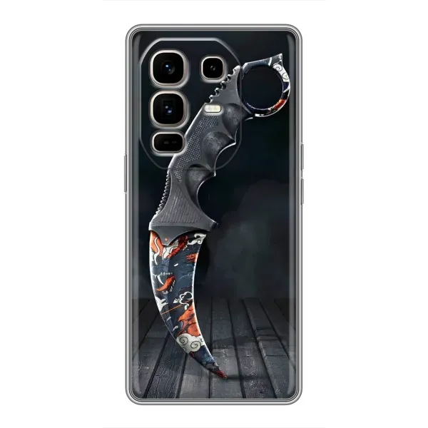 Чехол с рисунком «Кинжал КС ГО» для Infinix Note 50 Pro Plus Чехол с рисунком «Кинжал КС ГО» для Infinix Note 50 Pro Plus