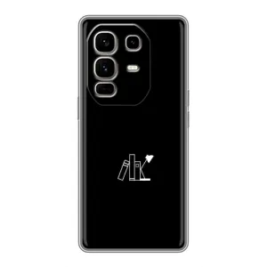 Чехол с картинками на черном фоне для Infinix Note 50 Pro Plus (Книжки)