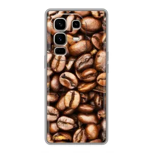 Чехол с изображением вкусной еды для Infinix Note 50 Pro Plus (Кофе)