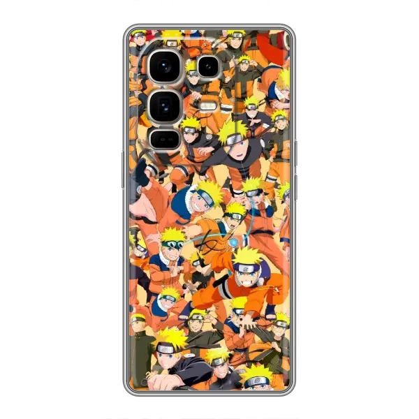 Чехол с рисунком «Коллаж Наруто» для Infinix Note 50 Pro Plus Чехол с рисунком «Коллаж Наруто» для Infinix Note 50 Pro Plus