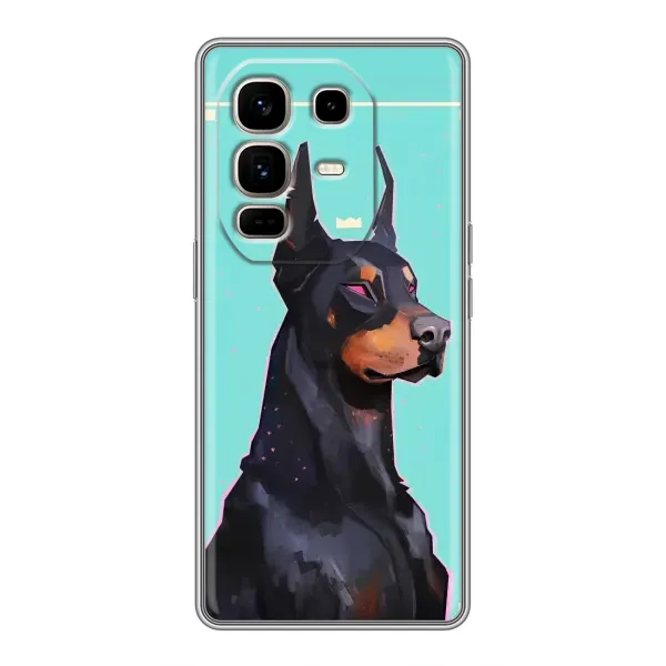 Чехол с рисунком «Король доберман» для Infinix Note 50 Pro Plus Чехол с рисунком «Король доберман» для Infinix Note 50 Pro Plus