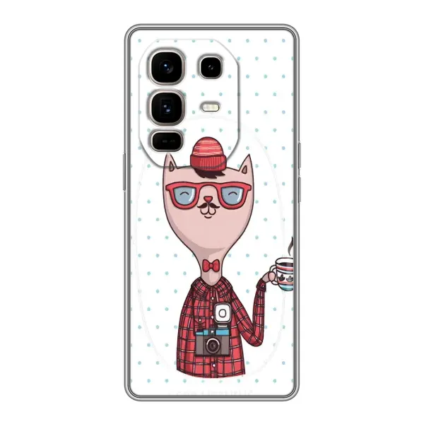 Чехол с рисунком «Кот аристократ» для Infinix Note 50 Pro Plus Чехол с рисунком «Кот аристократ» для Infinix Note 50 Pro Plus