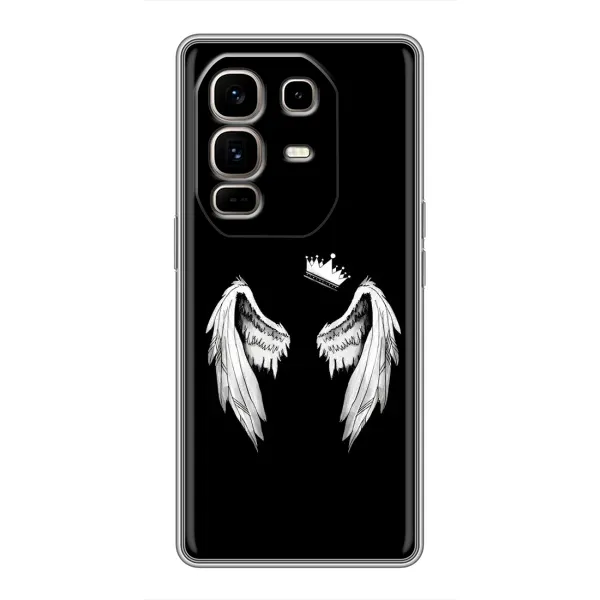 Чехол с рисунком «Крылья и корона» для Infinix Note 50 Pro Plus