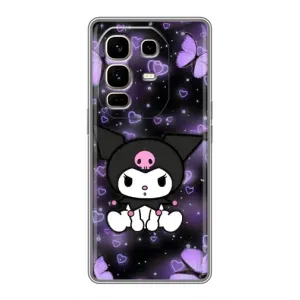 Чехол с персонажем Куроми на Infinix Note 50 Pro Plus (Куроми на черном)