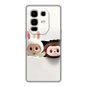 Чехол с принтом Лабубу для Infinix Note 50 Pro Plus (Фигурки Labubu)