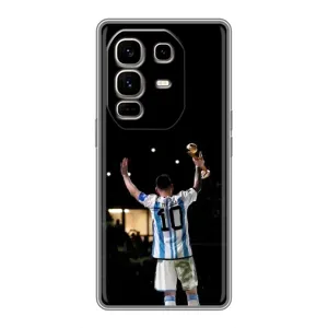 Чехлы Лео Месси Аргентина для Infinix Note 50 Pro Plus (Лео Чемпион)