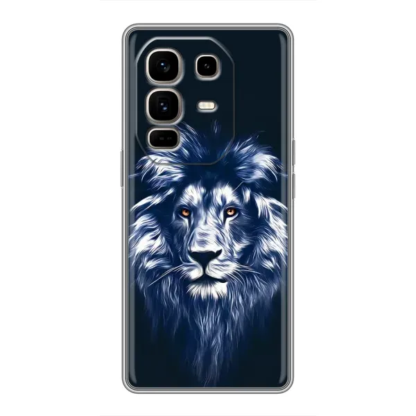 Чехол с рисунком «Лев - синий» для Infinix Note 50 Pro Plus Чехол с рисунком «Лев - синий» для Infinix Note 50 Pro Plus