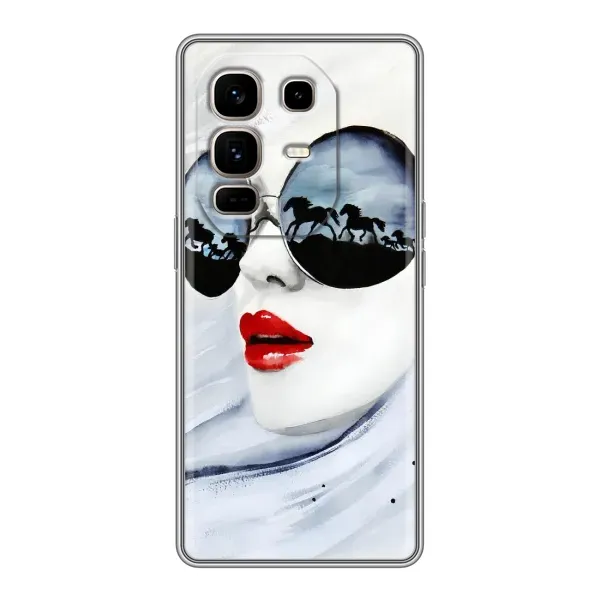 Чехол с рисунком «Любительница коней» для Infinix Note 50 Pro Plus Чехол с рисунком «Любительница коней» для Infinix Note 50 Pro Plus
