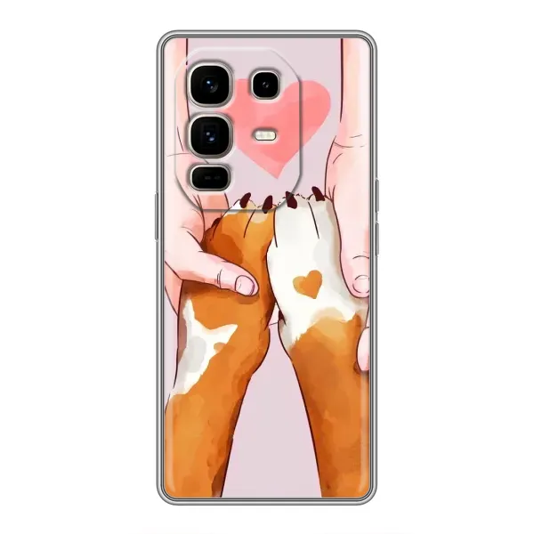 Чехол с рисунком «Любовь к собакам» для Infinix Note 50 Pro Plus Чехол с рисунком «Любовь к собакам» для Infinix Note 50 Pro Plus
