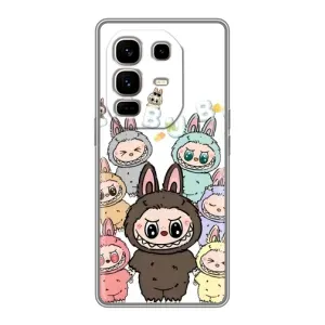 Чехол с принтом Лабубу для Infinix Note 50 Pro Plus (Маленькие Лабубу)