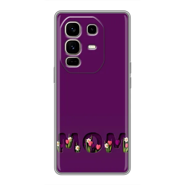 Чехол с рисунком «Мама с цветами» для Infinix Note 50 Pro Plus