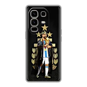 Чехлы Лео Месси Аргентина для Infinix Note 50 Pro Plus (Месси король)