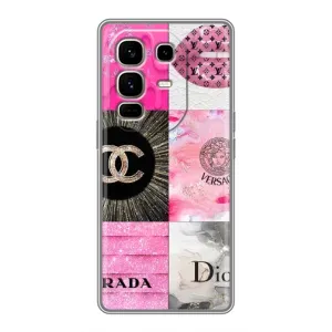 Чехол (Dior, Prada, YSL, Chanel) для Infinix Note 50 Pro Plus (Модница)