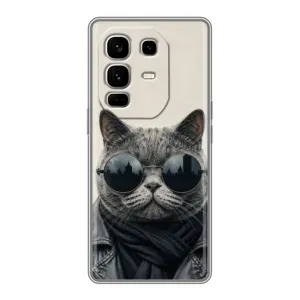 Чехол на тематику: Коты для Infinix Note 50 Pro Plus (Модный кот)