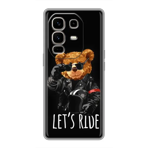 Чехол с рисунком «Модный Мишка» для Infinix Note 50 Pro Plus