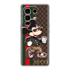 Чохли бренд ГУЧЧІ для Infinix Note 50 Pro Plus (Маус Гуччи)