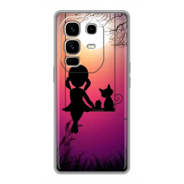 Чехол с рисунком «На качели» для Infinix Note 50 Pro Plus Чехол с рисунком «На качели» для Infinix Note 50 Pro Plus