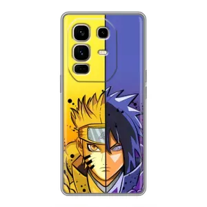 Купить Чехлы на телефон с принтом Anime для Infinix Note 50 Pro Plus (Naruto Vs Sasuke)