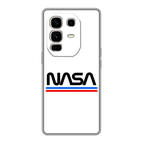 Чехол с рисунком «NASA на белом фоне» для Infinix Note 50 Pro Plus Чехол с рисунком «NASA на белом фоне» для Infinix Note 50 Pro Plus