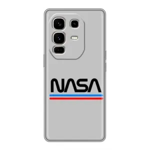 Силиконовый бампер с принтом "Наса" на Infinix Note 50 Pro Plus (Наса)