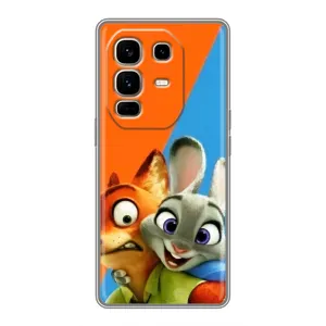 Чохли ЗООТРОПОЛІС для Infinix Note 50 Pro Plus (Нік і Хопс)