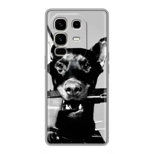 Чехол ДОБЕРМАН для Infinix Note 50 Pro Plus (Опасный доберман)