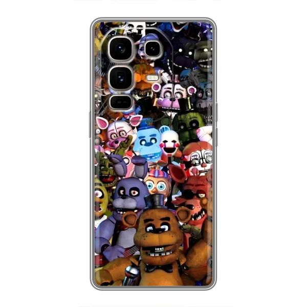 Чехол с рисунком «Персонажи Фредди» для Infinix Note 50 Pro Plus