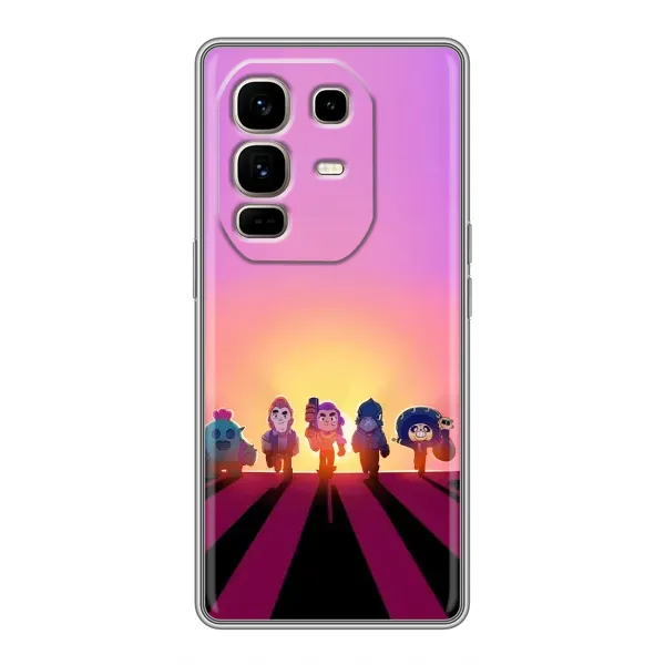 Чехол с рисунком «Персонажи в закате» для Infinix Note 50 Pro Plus Чехол с рисунком «Персонажи в закате» для Infinix Note 50 Pro Plus