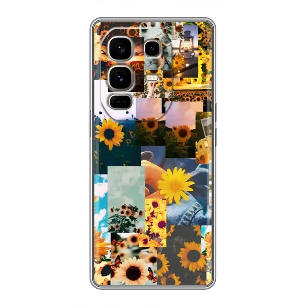 Чехол с рисунком «Подсолнуховый дизайн» для Infinix Note 50 Pro Plus Чехол с рисунком «Подсолнуховый дизайн» для Infinix Note 50 Pro Plus