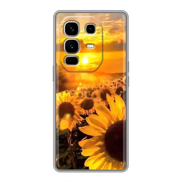 Чехол с рисунком «поле подсолнухов» для Infinix Note 50 Pro Plus