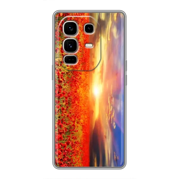 Чехол с рисунком «Поле тюльпанов» для Infinix Note 50 Pro Plus