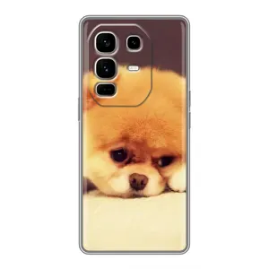 Чехол (ТПУ) Милые собачки для Infinix Note 50 Pro Plus (Померанский шпиц)