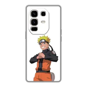 Чехлы с принтом Наруто на Infinix Note 50 Pro Plus (Радосный Наруто)