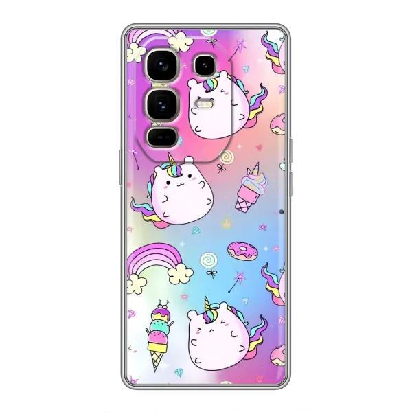Чехол с рисунком «Радуга и Единорог» для Infinix Note 50 Pro Plus Чехол с рисунком «Радуга и Единорог» для Infinix Note 50 Pro Plus